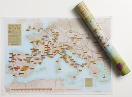 EUROPEAN WINE COLLECT AND SCRATCH (PRINT/MAP)