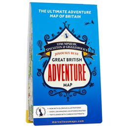 JOYOUSLY BUSY GREAT BRITISH ADVENTURE MAP (NEW)