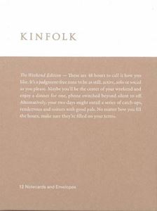 KINFOLK NOTNOTECARDS: THE WEEKEND EDITION