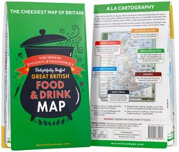 DELIGHTFULLY STUFFED GREAT BRITISH FOOD AND DRINK MAP