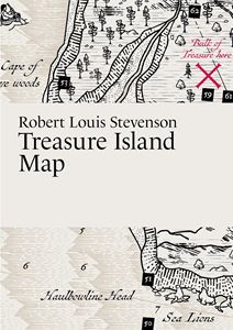 ROBERT LOUIS STEVENSON TREASURE ISLAND MAP (PARIS GRAFIK)