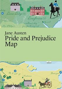 JANE AUSTEN PRIDE AND PREJUDICE MAP (PARIS GRAFIK)