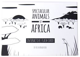 SPECTACULAR ANIMALS OF AFRICA FLASHCARDS (LITTLE BLACK WHITE