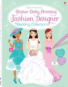 STICKER DOLLY DRESSING: FASHION DESIGNER WEDDING COLLECTION