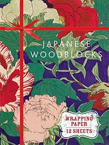 JAPANESE WOODBLOCK PRINTS WRAPPING PAPER BOOK