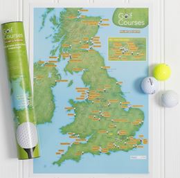 GOLF COURSES COLLECT AND SCRATCH (PRINT/MAP)