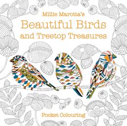 MILLIE MAROTTAS BEAUTIFUL BIRDS POCKET COLOURING