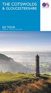 OS TOUR MAP: THE COTSWOLDS AND GLOUCESTERSHIRE