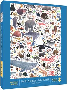HELLO ANIMALS OF THE WORLD JIGSAW PUZZLE