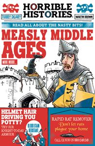 HORRIBLE HISTORIES: MEASLY MIDDLE AGES (NEWSPAPER ED) (PB)