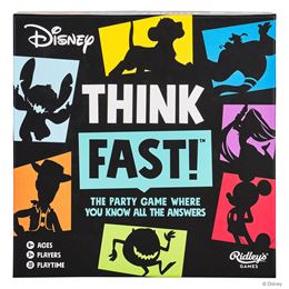 DISNEY THINK FAST PARTY GAME (RIDLEYS GAMES)