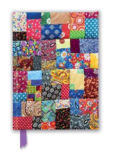 PATCHWORK QUILT FOILED RULED A5 JOURNAL (HB)