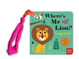 WHERES MR LION BUGGY BOOK (FELT FLAPS) (BOARD)