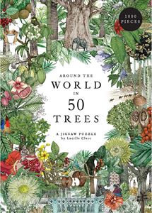 AROUND THE WORLD IN 50 TREES 1000 PIECE JIGSAW PUZZLE