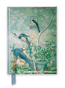 AUDUBON PAIR OF MAGPIES FOILED RULED A5 JOURNAL (HB)