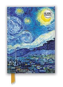 VINCENT VAN GOGH STARRY NIGHT FOILED RULED A5 JOURNAL (HB)