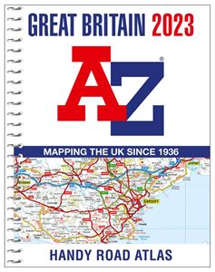 GREAT BRITAIN 2023 A-Z HANDY ROAD ATLAS (A5 SPIRAL)