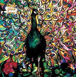 LOUIS COMFORT TIFFANY: PEACOCK 1000 PIECE JIGSAW PUZZLE
