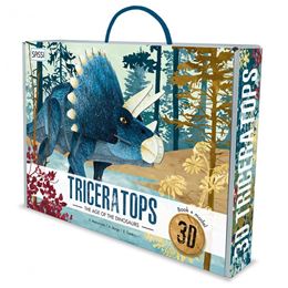 3D TRICERATOPS (BOOK & MODEL)