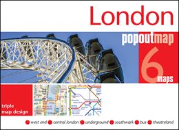 LONDON POPOUT MAP TRIPLE