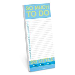 SO MUCH TO DO MAKE A LIST PAD (KNOCK KNOCK)