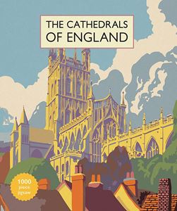 BRIAN COOKS CATHEDRALS OF ENGLAND 1000 PIECE JIGSAW PUZZLE