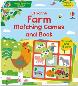 FARM MATCHING GAMES AND BOOK (BOX SET)