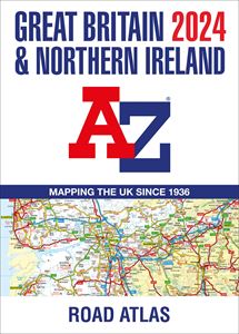 GREAT BRITAIN AND N.IRELAND 2024 A-Z ROAD ATLAS 2024 (A3 PB)
