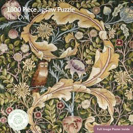 V AND A: OWL 1000 PIECE SUSTAINABLE JIGSAW PUZZLE
