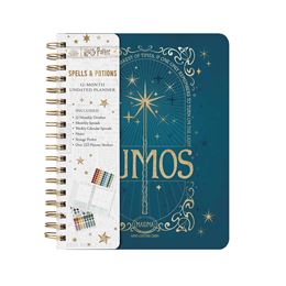 HARRY POTTER: SPELLS AND POTIONS 12 MONTH UNDATED PLANNER