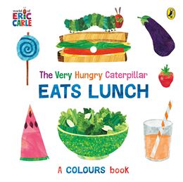 VERY HUNGRY CATERPILLAR EATS LUNCH (BOARD)