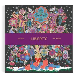LIBERTY CHRISTMAS TREE OF LIFE 500 PIECE FOIL JIGSAW PUZZLE
