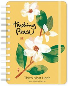 TOUCHING PEACE WEEKLY PLANNER 2024 (SPIRAL) (AMBER LOTUS)
