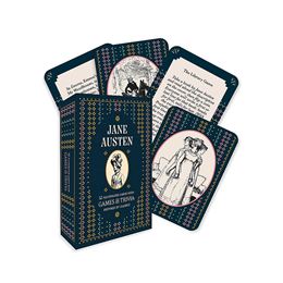 JANE AUSTEN: 52 ILLUSTRATED CARDS/ GAMES AND TRIVIA