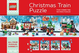 LEGO CHRISTMAS TRAIN PUZZLE (FOUR 100 PIECE JIGSAWS)