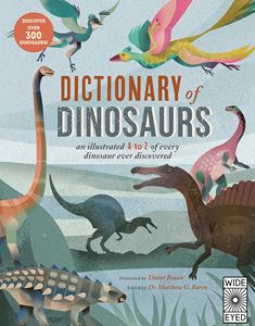DICTIONARY OF DINOSAURS (WIDE EYED) (PB)