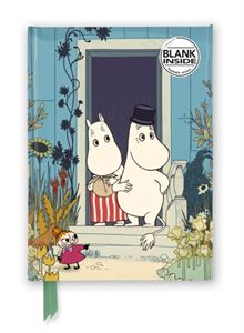 MOOMINS ON THE RIVIERA FOILED BLANK A5 JOURNAL (HB)