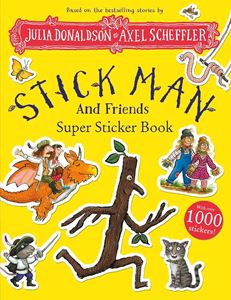 STICK MAN AND FRIENDS SUPER STICKER BOOK (PB)
