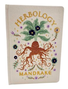 HARRY POTTER: HERBOLOGY MANDRAKE EMBROIDERED JOURNAL (HB)