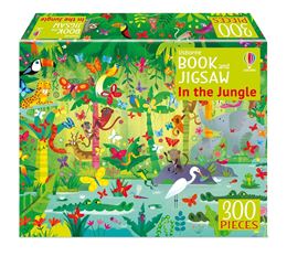 USBORNE BOOK AND JIGSAW: IN THE JUNGLE (300 PIECES)