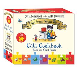 TALES FROM ACORN WOOD: CATS COOKBOOK BOOK AND GIANT PUZZLE