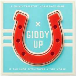 GIDDY UP TABLETOP HORSESHOES GAME